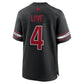 A.Cardinals #4 Jeremiyah Love Black Alternate Game Player Stitched American Football Jerseys