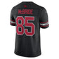 A.Cardinals #85 Trey McBride Black Alternate Vapor F.U.S.E. Stitched Limited Football Jersey