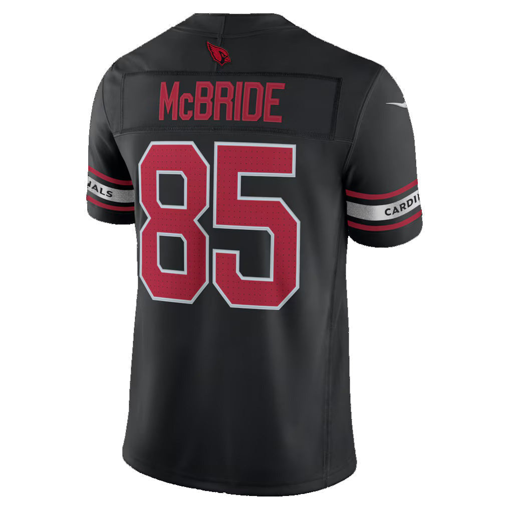 A.Cardinals #85 Trey McBride Black Alternate Vapor F.U.S.E. Stitched Limited Football Jersey
