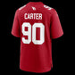 A.Cardinals #90 Zach Carter Cardinal Team Game Jersey Stitched American Football Jerseys