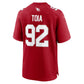 A.Cardinals #92 Jay Toia Puhics Cardinal Team Game Jersey