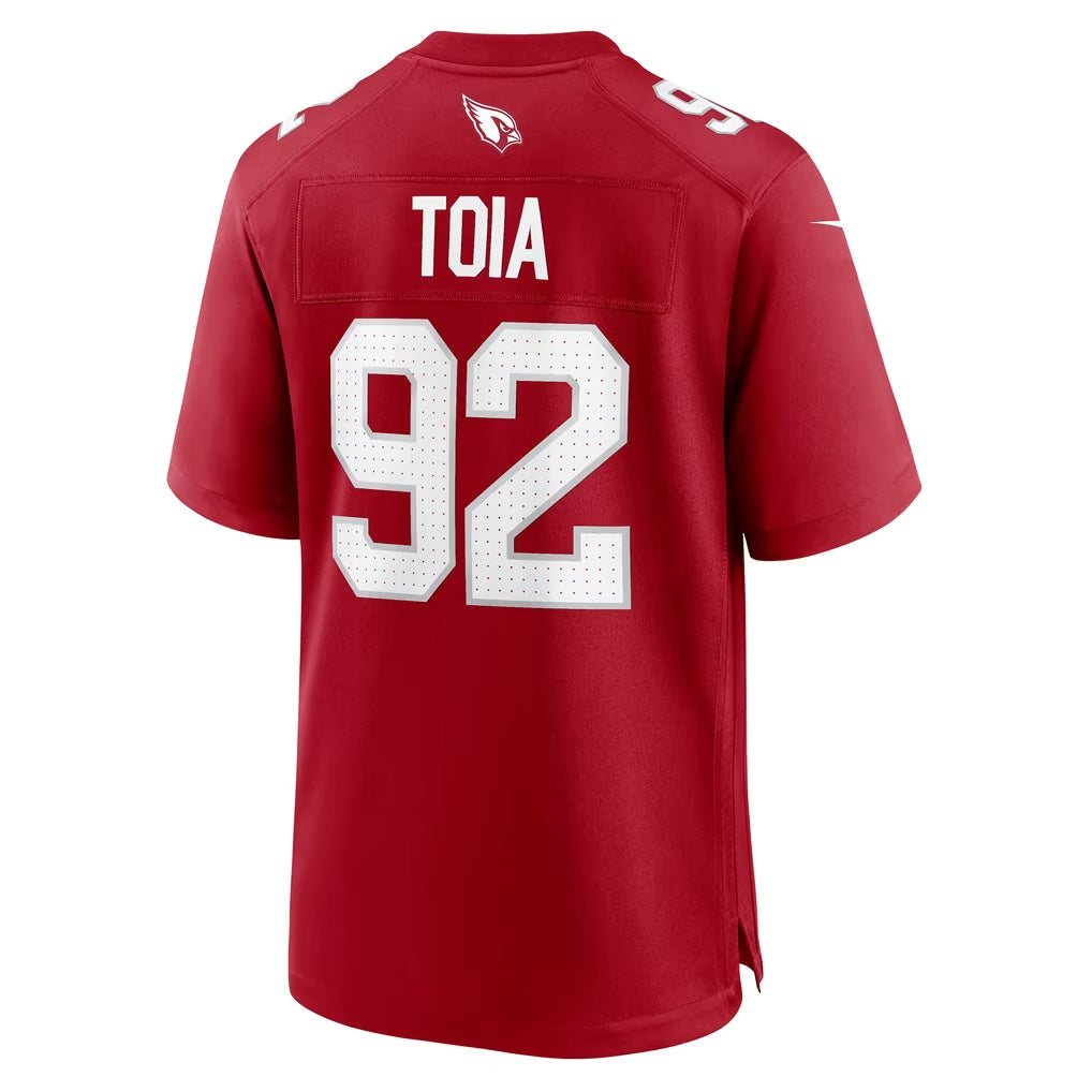 A.Cardinals #92 Jay Toia Puhics Cardinal Team Game Jersey