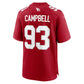 A.Cardinals #93 Calais Campbell Cardinal Team Game Stitched American Football Jerseys