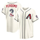 Arizona Diamondbacks #2 Geraldo Perdomo Player Cream USA 250 Fourth of July Home Game Stitched Baseball Jersey