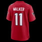 A.Falcons #11 Jalon Walker Red Game Stitched American Football Jerseys