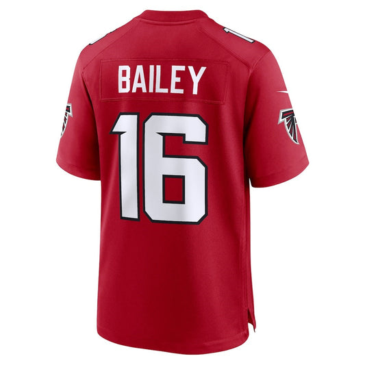 A.Falcons #16 Jake Bailey Red Team Game Stitched Football American Jersey