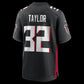 A.Falcons #32 Keith Taylor Black Team Game Stitched American Football Jerseys