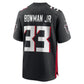 A.Falcons #33 Billy Bowman Jr. Black Team Game Stitched American Football Jerseys