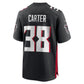 A.Falcons #38 Nathan Carter Black Team Game Stitched American Football Jerseys