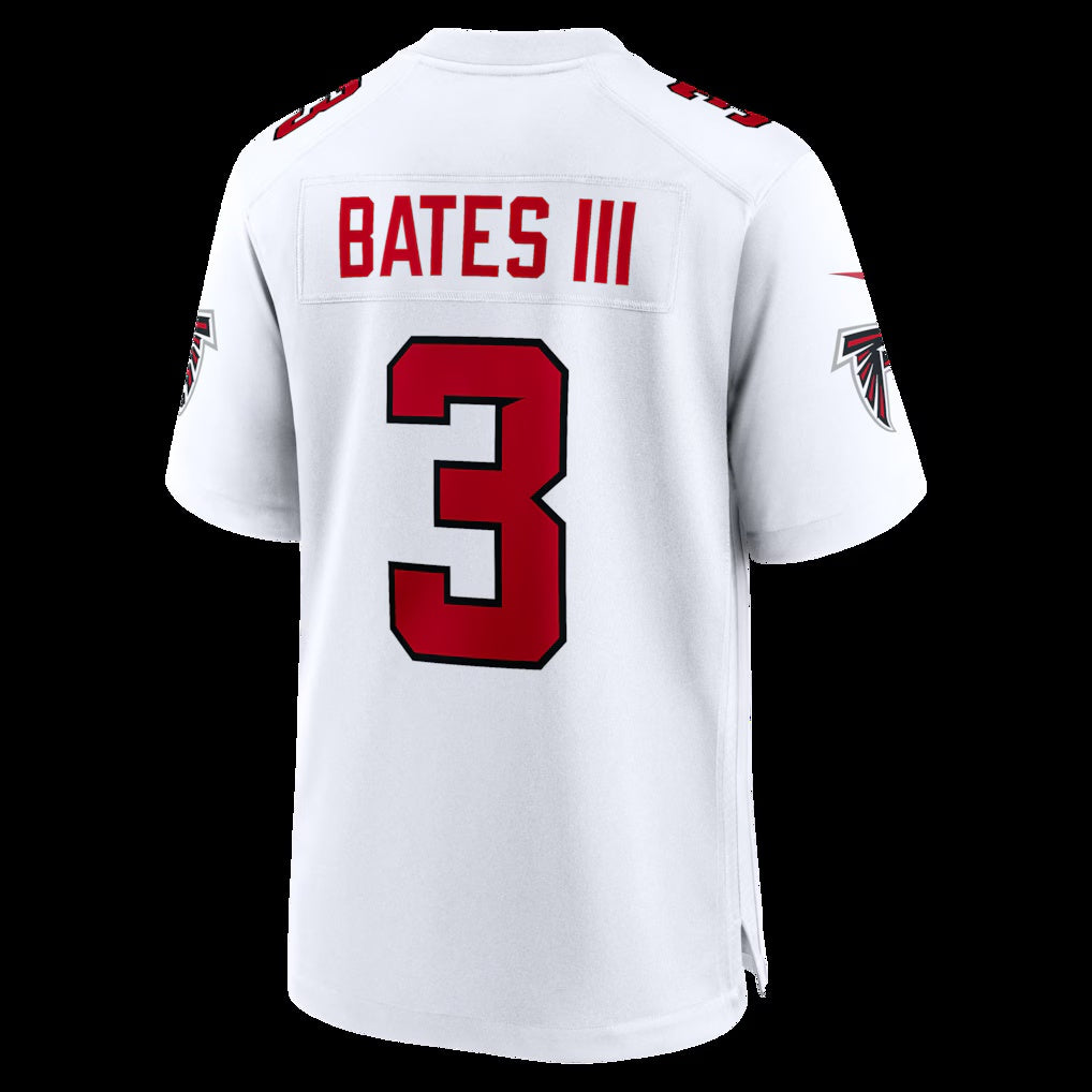 A.Falcons #3 Jessie Bates III White Game Stitched American Football Jerseys