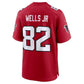A.Falcons #82 Antwane Wells Jr. Red Team Game Football Jersey