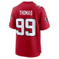 A.Falcons #99 Cameron Thomas Red Team Game Football Jersey