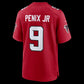 A.Falcons #9 Michael Penix Jr. Red Game Stitched American Football Jerseys