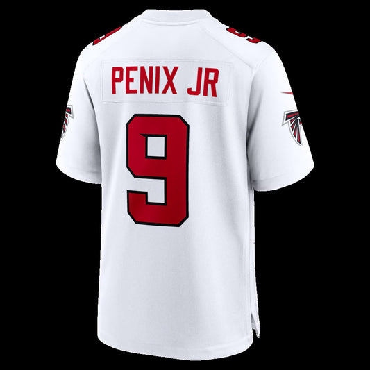A.Falcons #9 Michael Penix Jr. White Game Stitched American Football Jerseys
