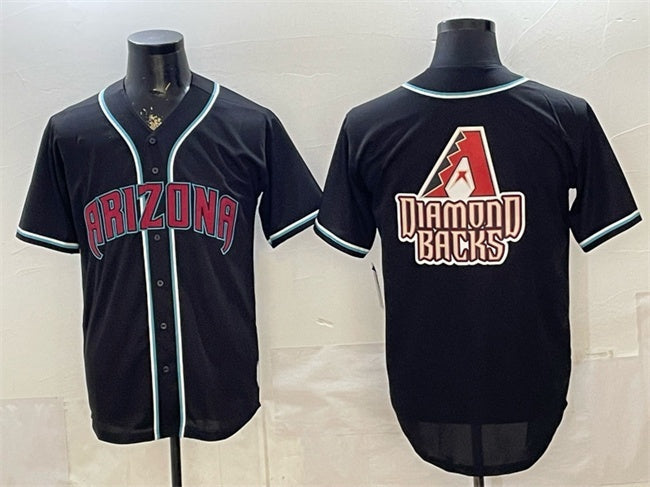 Arizona Diamondbacks Team Big Logo 2026 Fashion Replica Black Out Stitched Jersey