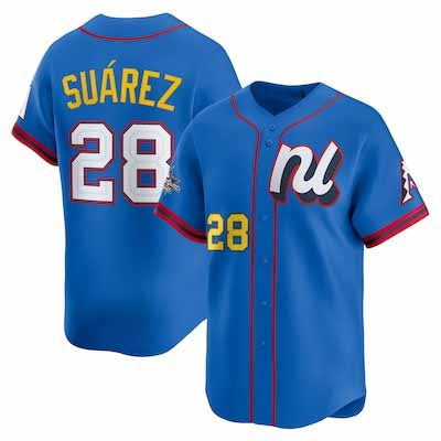 Arizona Diamondbacks #28 Eugenio Suárez National League 2025 All-Star Edition Limited Player Jersey - Blue Baseball Jersey