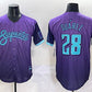 Arizona Diamondbacks #28 Eugenio Suárez Purple 2025 City Connect Limited Stitched Baseball Jersey