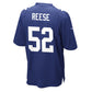 NY.Giants #52 Arvell Reese Royal Team Game Stitched American Football Jerseys