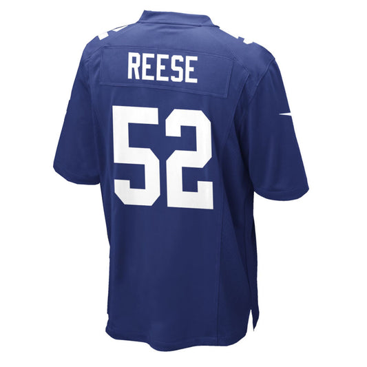 NY.Giants #52 Arvell Reese Royal Team Game Stitched American Football Jerseys