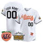 Custom Atlanta Braves Atliens & Peach Vapor Premier Limited – All Stitched Baseball Jersey