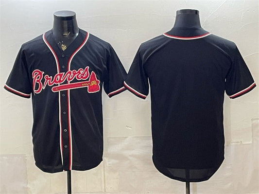 Atlanta Braves Blank 2026 Fashion Replica Black Out Stitched Jersey