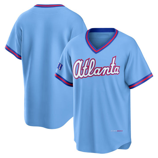 Atlanta Braves Powder Blue 2026 City Connect Stadium Stitched Baseball Jersey