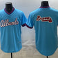 Atlanta Braves Team Big Logo Powder Blue 2026 City Connect Stadium Stitched Jersey