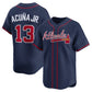 Atlanta Braves #13 Ronald Acuña Jr. Alternate Limited Jersey - Navy Baseball Jerseys