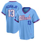 Atlanta Braves #13 Ronald Acuña Jr. Powder Blue 2026 City Connect Stadium Stitched Baseball Jersey