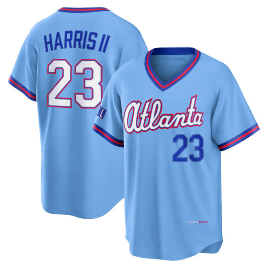 Atlanta Braves #23 Michael Harris II Powder Blue 2026 City Connect Stadium Stitched Baseball Jersey