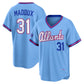 Atlanta Braves #31 Greg Maddux Powder Blue 2026 City Connect Stadium Stitched Baseball Jersey