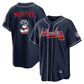 Atlanta Braves #3 Dale Murphy Player Navy USA 250 Fourth Of July Limited Home Game Stitched Baseball Jersey
