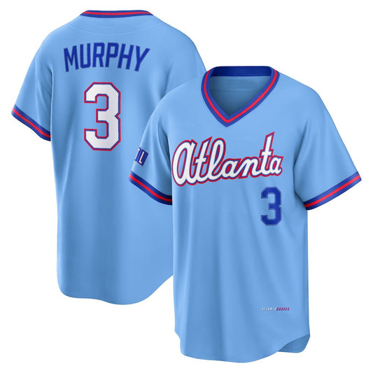Atlanta Braves #3 Dale Murphy Powder Blue 2026 City Connect Stadium Stitched Baseball Jersey