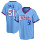 Atlanta Braves #51 Chris Sale Powder Blue 2026 City Connect Stadium Stitched Baseball Jersey
