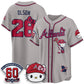 Atlanta Braves #28 Matt Olson Gray Puhics Meow KT 2026 Vapor Limited All Stitched Jersey