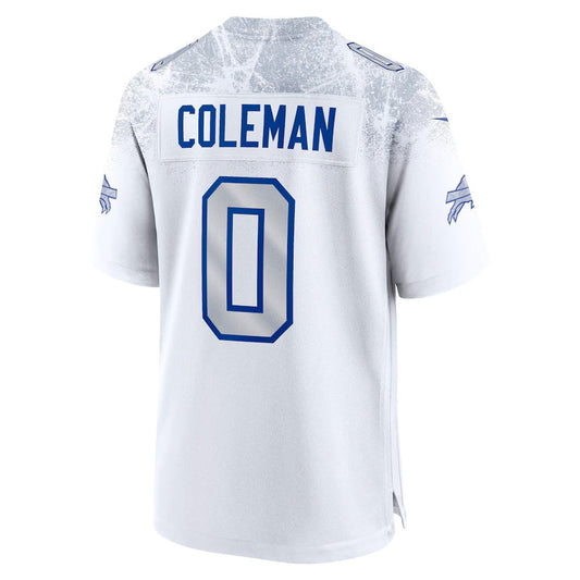 B.Bills #0 Keon Coleman 2025 Rivalries Collection Game Jersey - White Football Stitched American Jerseys