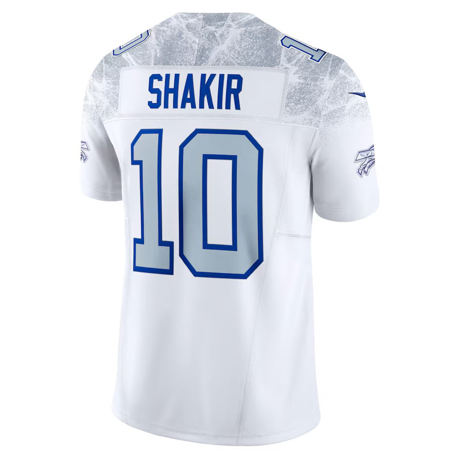 B.Bills #10 Khalil Shakir 2025 Rivalries Collection Limited Jersey - White Football Stitched American Jerseys