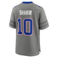 B.Bills #10 Khalil Shakir Gray Nickel City Game Football Jersey