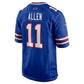 B.Bills #11 Kyle Allen Royal Team Game Football Jersey