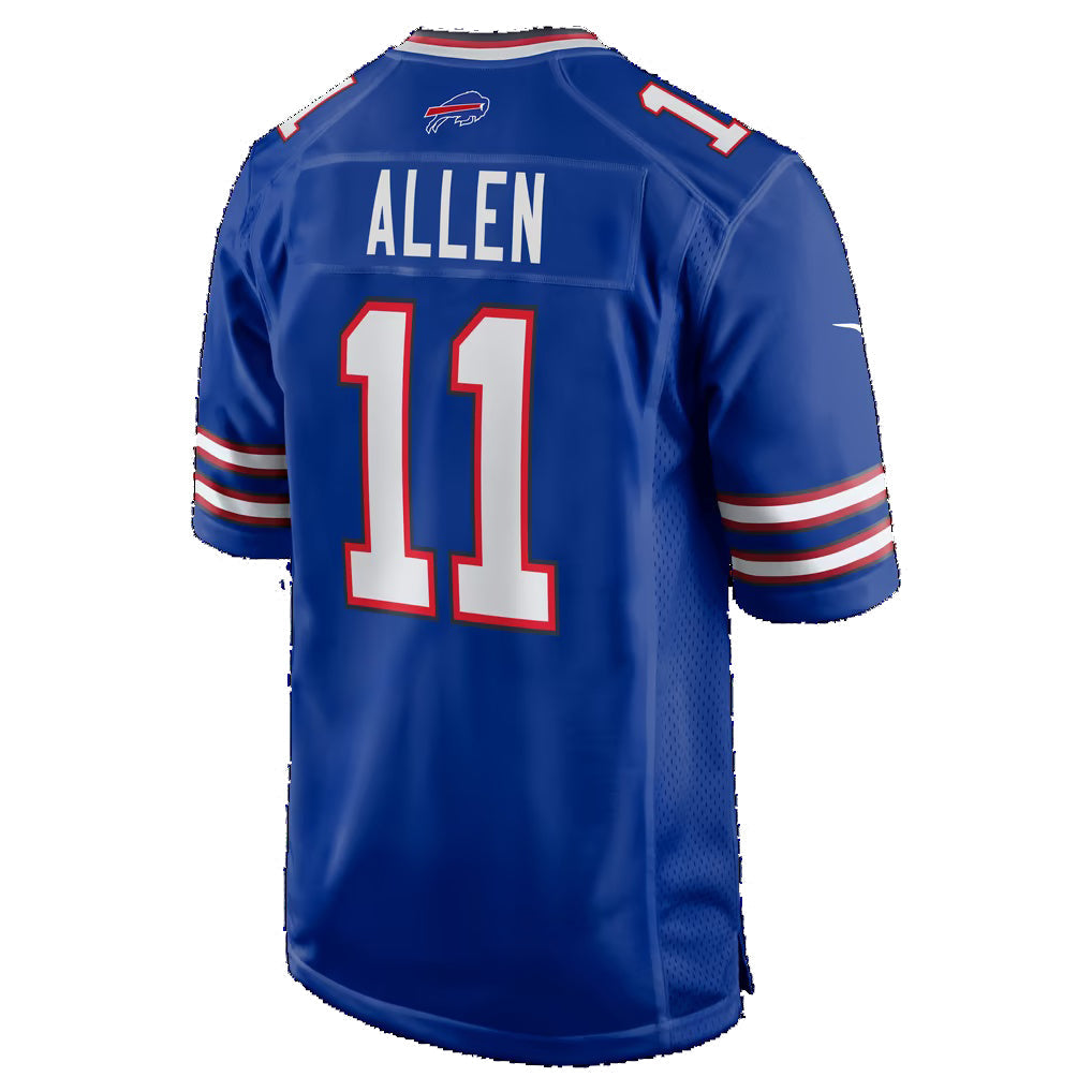 B.Bills #11 Kyle Allen Royal Team Game Football Jersey