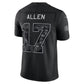 B.Bills #17 Josh Allen Black 2026 Salute to Service Stitched Limited Football Jersey