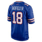 B.Bills #18 Trent Sherfield Sr. Royal Team Game Football Jersey
