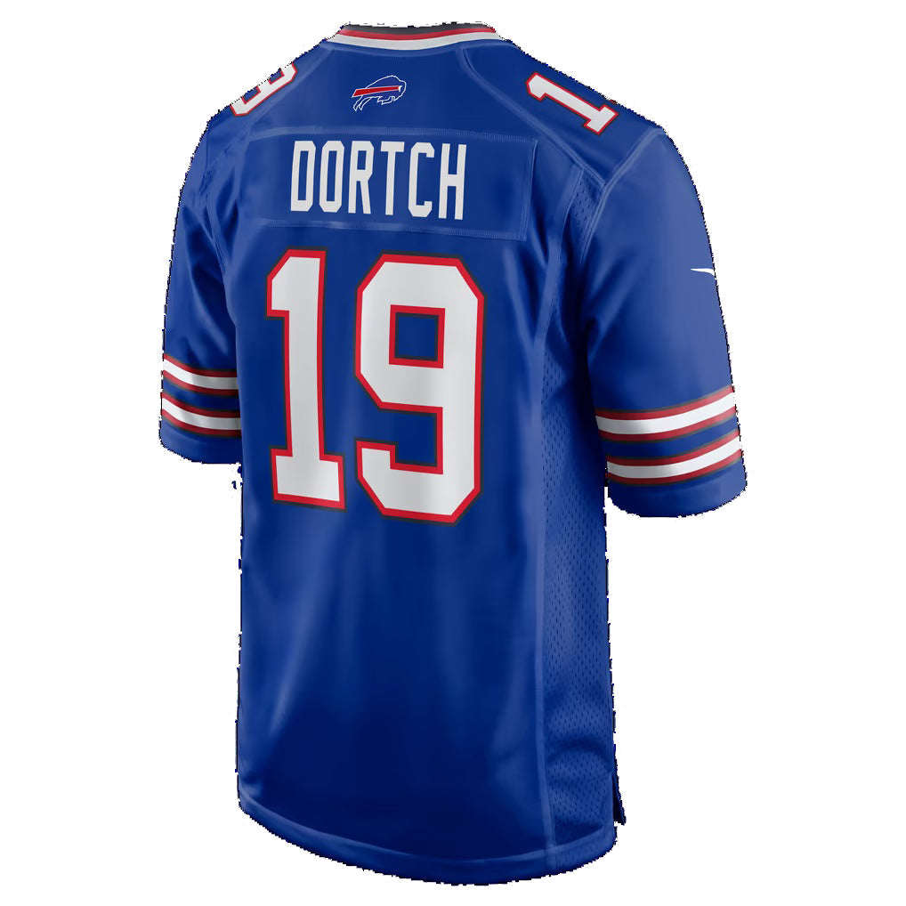B.Bills #19 Greg Dortch Royal Team Game Football Jersey