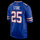 B.Bills #25 Geno Stone Royal Team Game Football Stitched American Jerseys