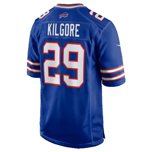 B.Bills #29 Jalon Kilgore Royal Team Game  Stitched Football American Jersey