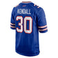 B.Bills #30 Anthony Kendall Royal Team Game Football Jersey
