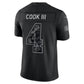 B.Bills #4 James Cook III Black 2026 Salute to Service Stitched Limited Football Jersey