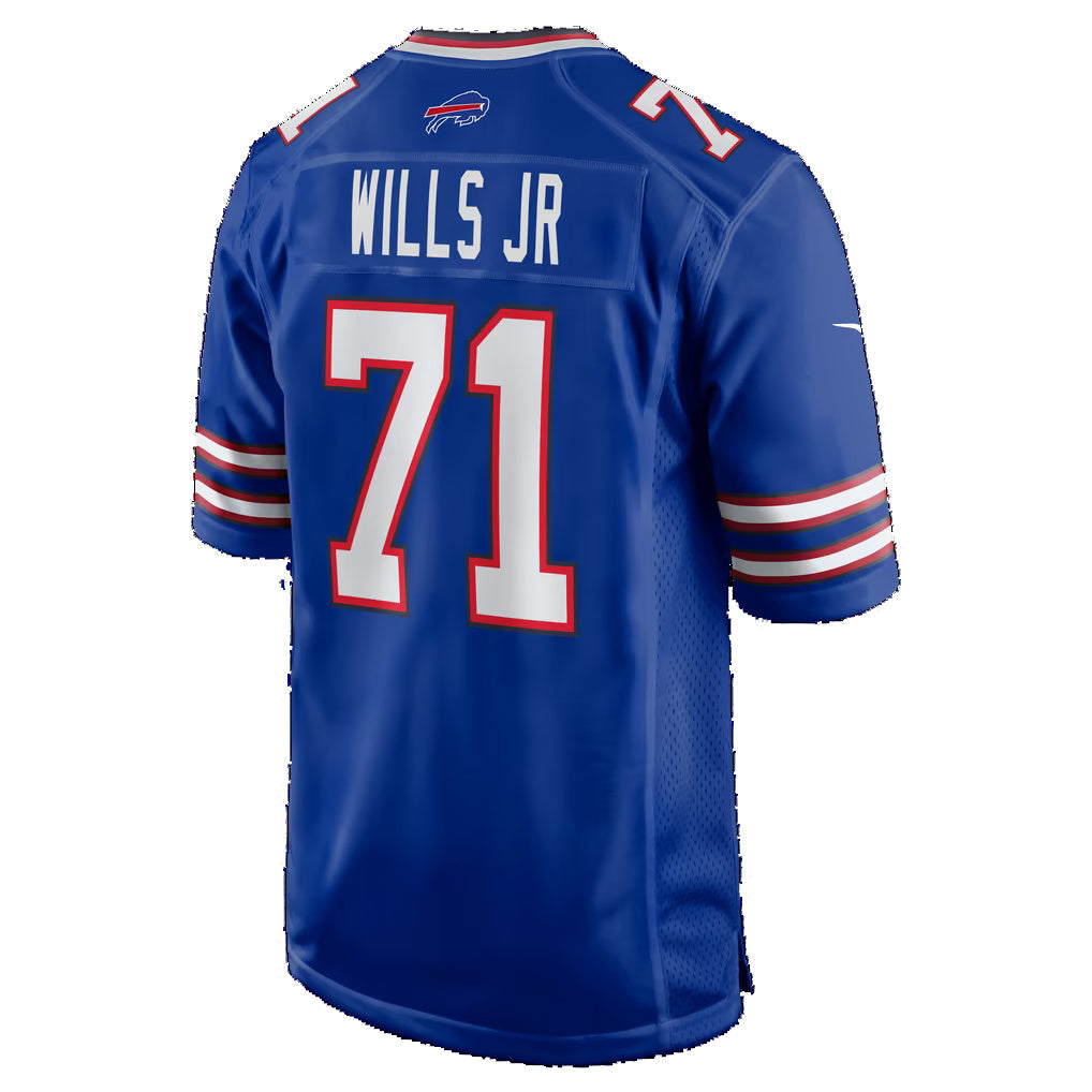 B.Bills #71 Jedrick Wills Jr. Royal Team Game Football Jersey