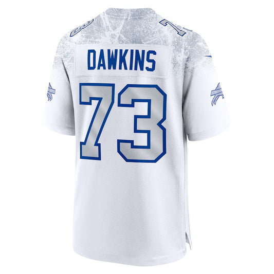 B.Bills #73 Dion Dawkins 2025 Rivalries Collection Game Jersey - White Football Stitched American Jerseys