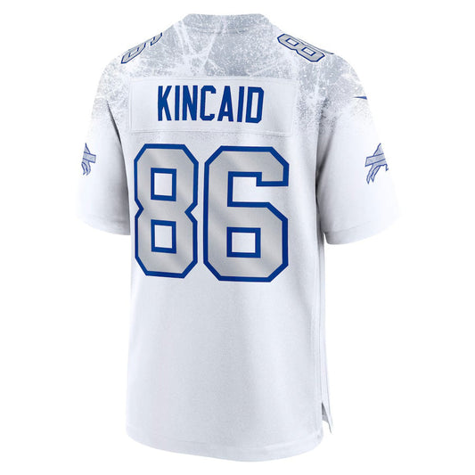 B.Bills #86 Dalton Kincaid 2025 Rivalries Collection Game Jersey - White Football Stitched American Jerseys